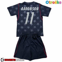 Otroške Nogometnih dresov Združene države Brenden Aaronson #11 Gostujoči SP 2026 Kratki rokavi (+ hlače)